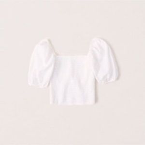 Smocked Puff Sleeve Top